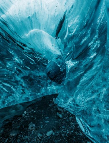 glacial ice caves